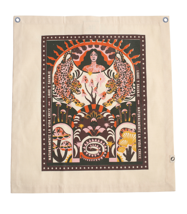 Bandeira Decorativa Agroecológica - Libre y Salvage