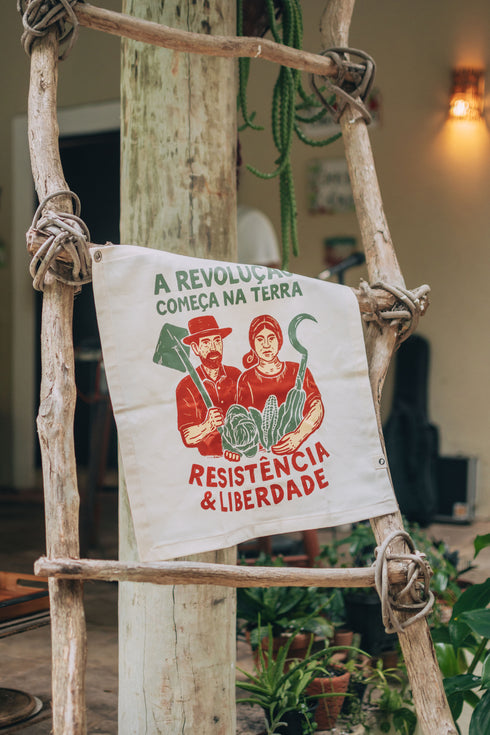 Bandeira Decorativa Agroecológica - Resistência