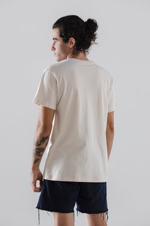 Camiseta Agroecológica Mandacaru Areia - Fit Regular