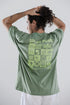 Camiseta Agroecológica Solar Punk Grama - Fit Oversized