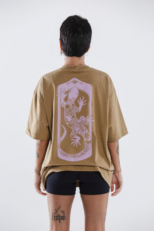 Camiseta Agroecológica Sertão Arado Terra - Fit Oversized