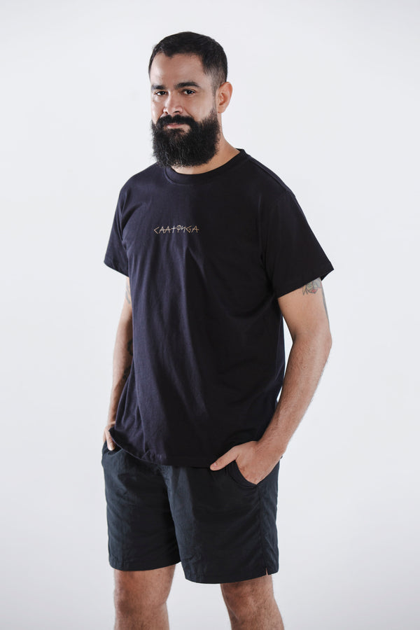 Camiseta Agroecológica Rupestre Noite - Fit Regular