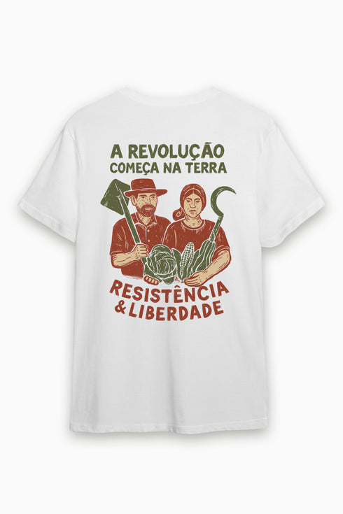 Camiseta Agroecológica Resistência - Dia - Fit Regular
