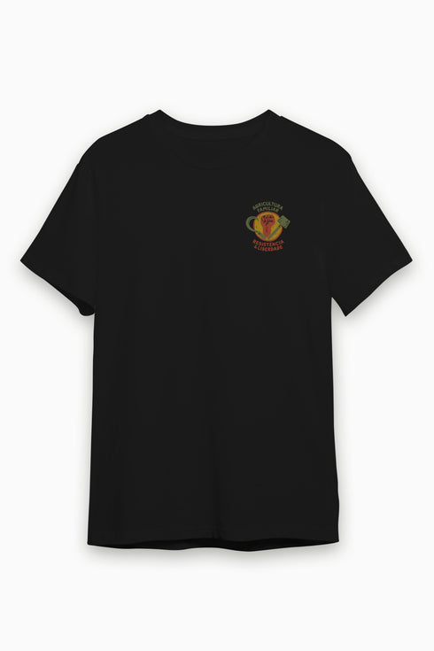 Camiseta Agroecológica Resistência - Noite - Fit Regular