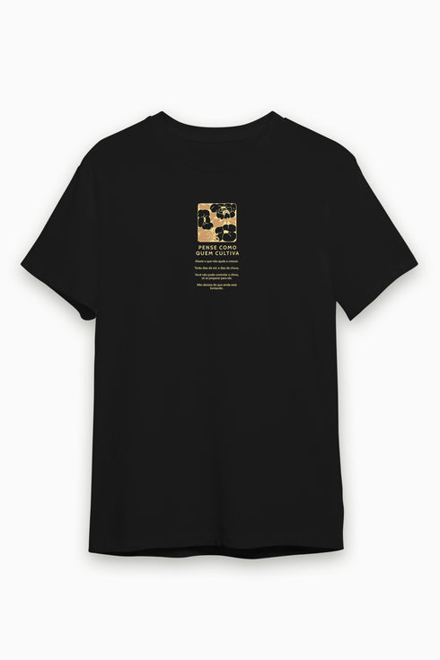 Camiseta Agroecológica Terra para Plantar - Noite - Fit Regular