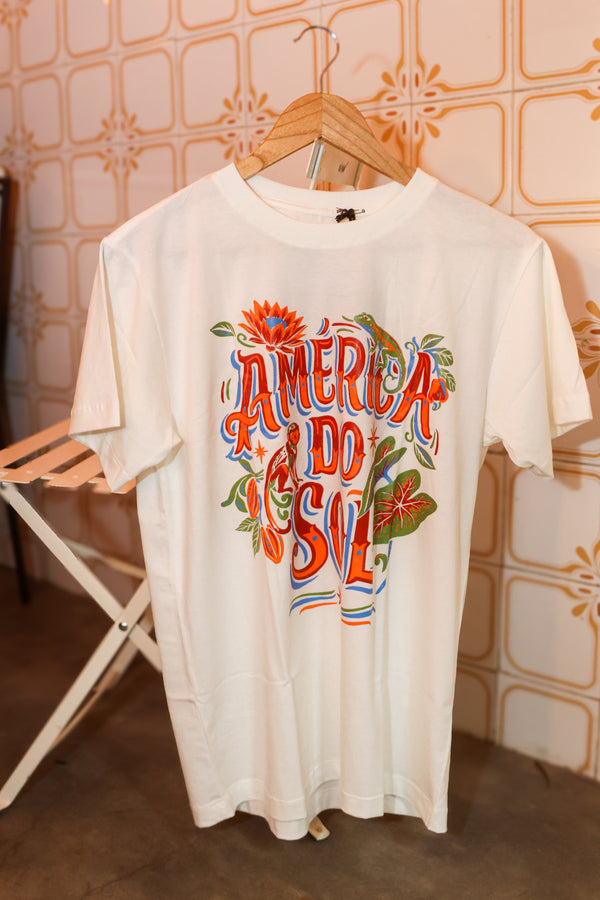 Camiseta América do Sol — Regular | Off White