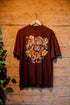Camiseta América do Sol — Oversized | Marrom Macaxeira