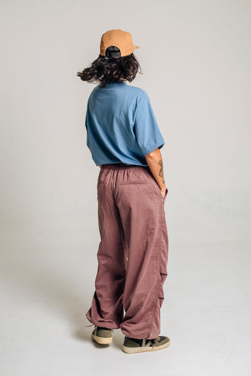 Camiseta Básica Agroecológica - Fit Oversized - Azul Jenipapo