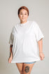 Camiseta Básica Agroecológica - Fit Oversized - Arroz Branco