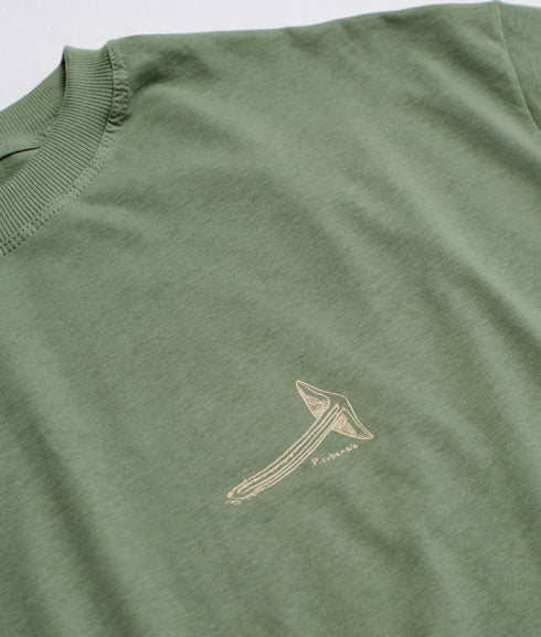 Camiseta Agroecológica P. cubensis Grama - Fit Oversized