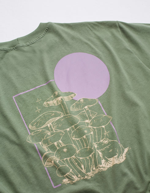 Camiseta Agroecológica P. cubensis Grama - Fit Oversized