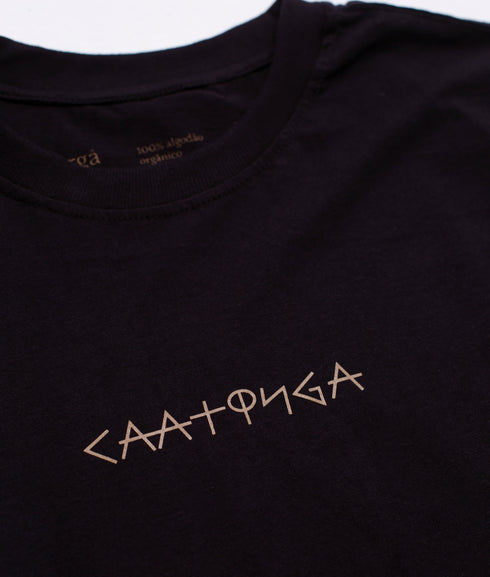 Camiseta Agroecológica Rupestre Noite - Fit Regular