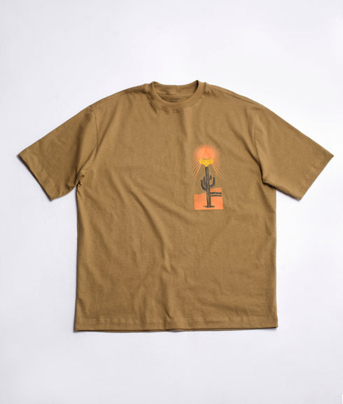 Camiseta Agroecológica Mandacaru Terra - Fit Oversized