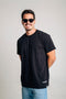 Camiseta Básica Agroecológica - Fit Regular -Feijão Preto