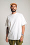 Camiseta Básica Agroecológica - Fit Oversized - Arroz Branco