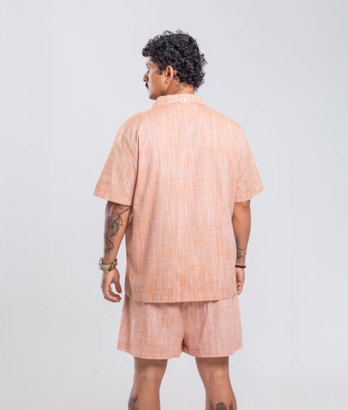 Shorts Agroecológico Tibau – Cor Laranja Batata Doce