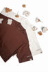 Camiseta Básica Agroecológica - Fit Cropped - Marrom Macaxeira