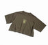 Camiseta Agroecológica Libre y Salvage – Cor Verde Couve – Fit Cropped