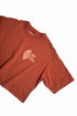 Camiseta Agroecológica Soil to Soul – Cor Laranja Batata Doce – Fit Cropped