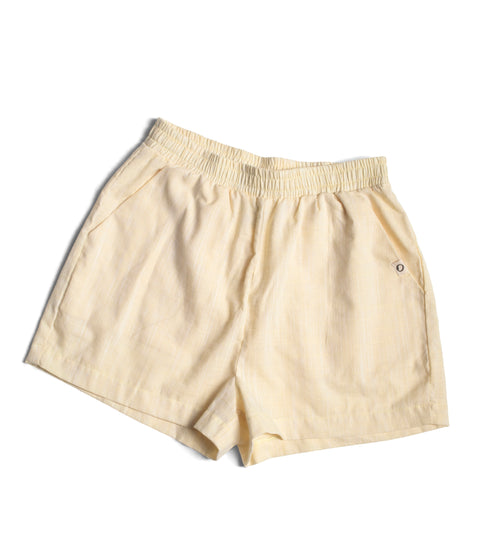 Shorts Agroecológico Tibau – Cor Amarelo Couve-Flor