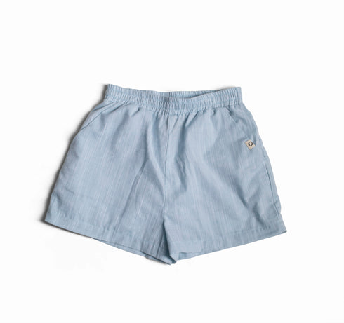 Shorts Agroecológico Tibau – Cor Azul Clitória