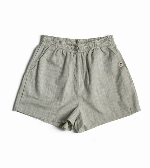 Shorts Agroecológico Tibau – Cor Verde Abobrinha