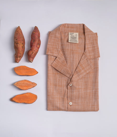 Camisa Agroecológica Madeiro – Cor Laranja Batata Doce