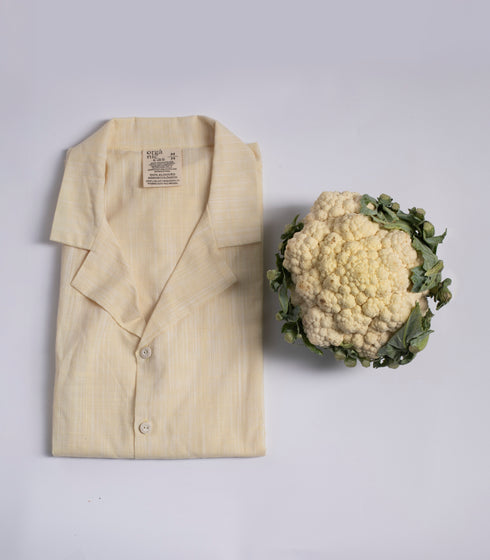 Camisa Agroecológica Madeiro – Cor Amarelo Couve-Flor