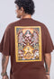 Camiseta Agroecológica Libre e Salvage – Cor Marrom Macaxeira – Fit Oversized