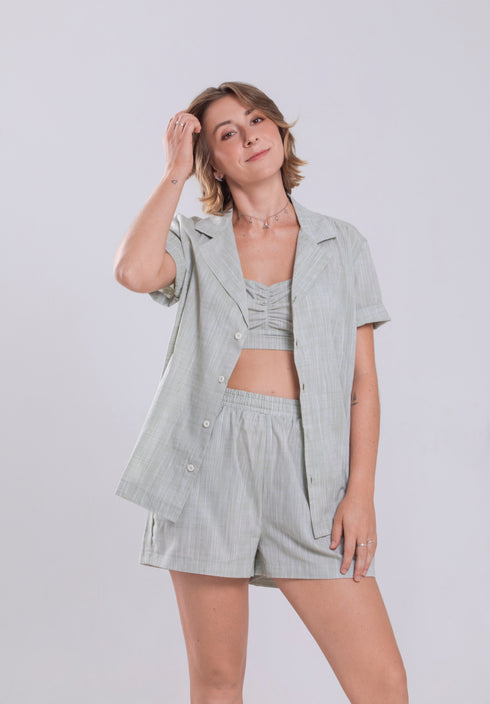 Camisa Agroecológica Madeiro – Cor Verde Abobrinha