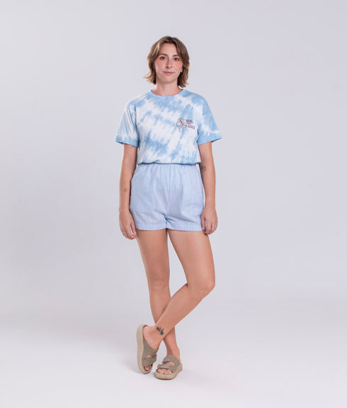 Camiseta Agroecológica Soil To Soul – Tie Dye Natural – Fit Regular