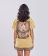Camiseta Agroecológica Libre y Salvage – Cor Amarelo Gengibre – Fit Regular