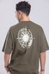 Camiseta Agroecológica Grounded Mind – Cor Verde Couve – Fit Oversized