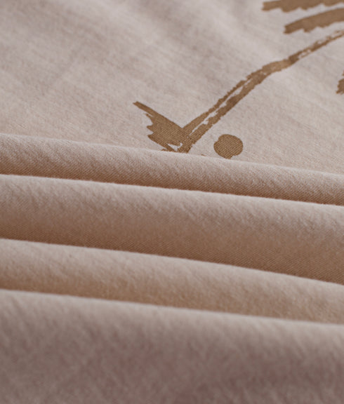 Camiseta Agroecológica Quintal Areia - Fit Regular