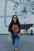 Camiseta América do Sol — Oversized | Marrom Macaxeira