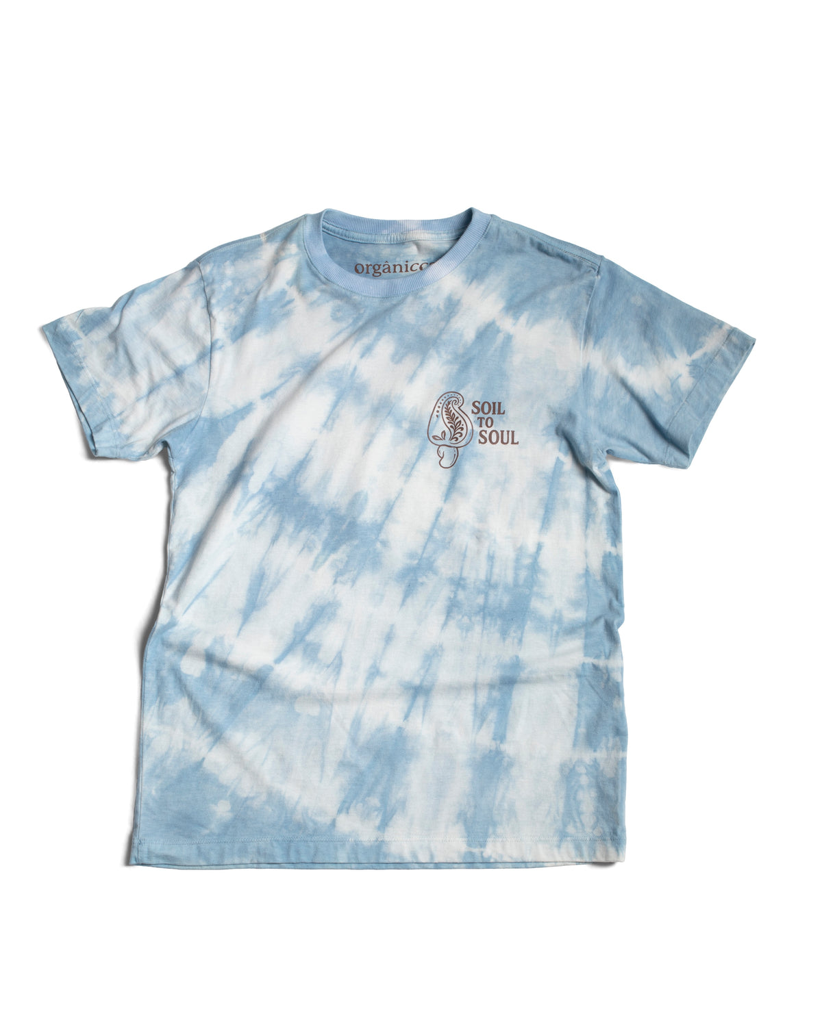 Camiseta Agroecológica Soil To Soul – Tie Dye Natural  – Fit Regular