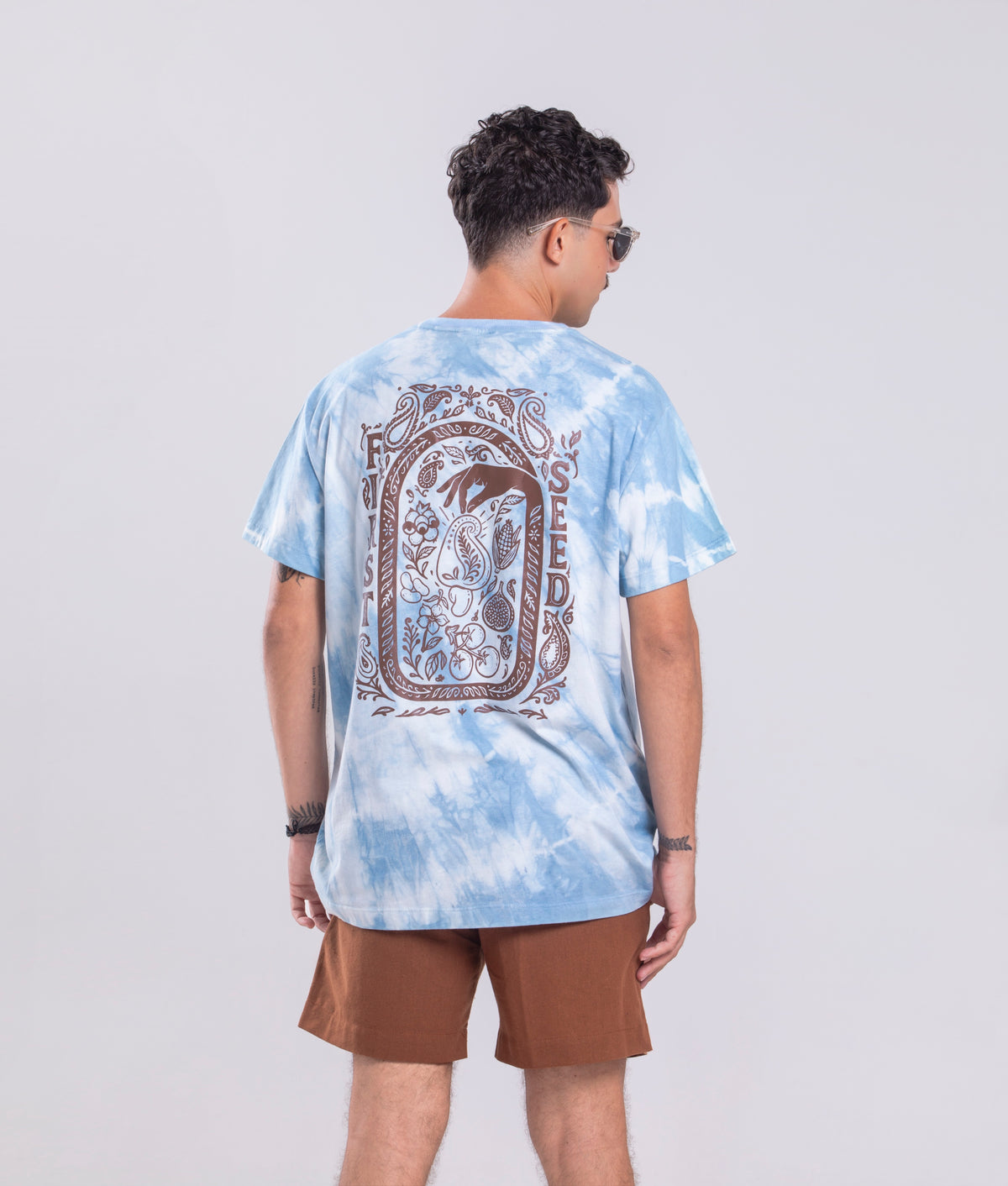 Camiseta Agroecológica Soil To Soul – Tie Dye Natural  – Fit Regular