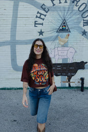 Camiseta América do Sol — Oversized | Marrom Macaxeira