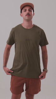 Camiseta Agroecológica Sativa – Cor Verde Couve – Fit Regular