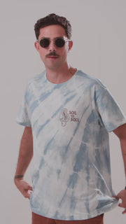 Camiseta Agroecológica Soil To Soul – Tie Dye Natural  – Fit Regular